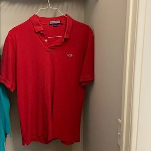 **3/$30** Men’s red vineyard vines polo
